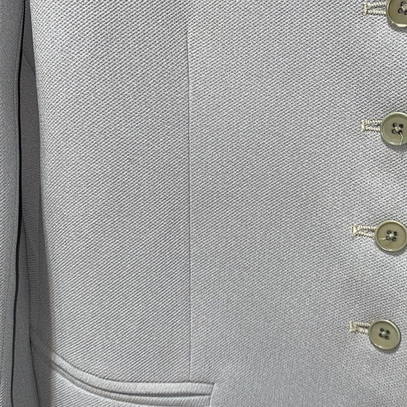 IRIS SINGER 6-BUTTON BLAZER MINT GREEN SKIRT SUIT SZ 6 JKT/SZ 8 SKIRT - Picture 15 of 16